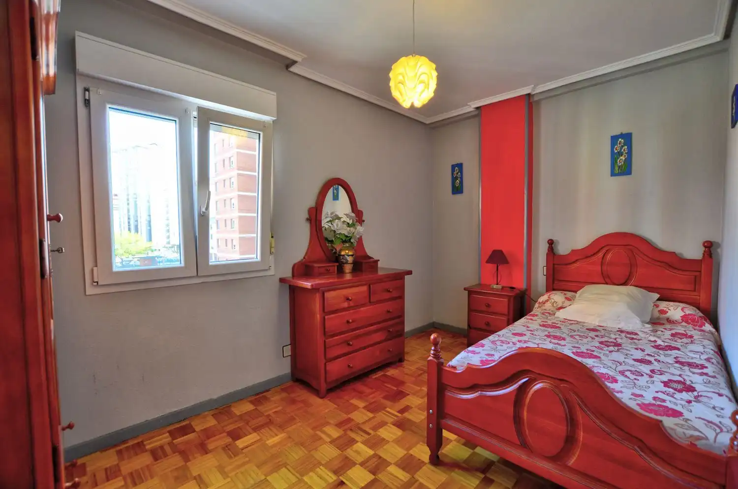 Bedroom of Flat for sale in Gijón   with Storage room and Swimming Pool