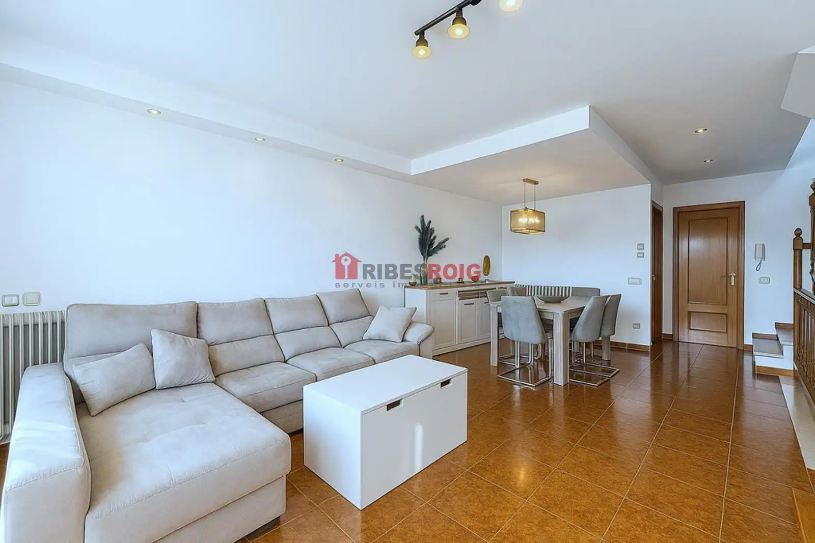 Living room of Detached homes for sale in Sant Pere de Ribes  with Air Conditioner, Heating and Private garden