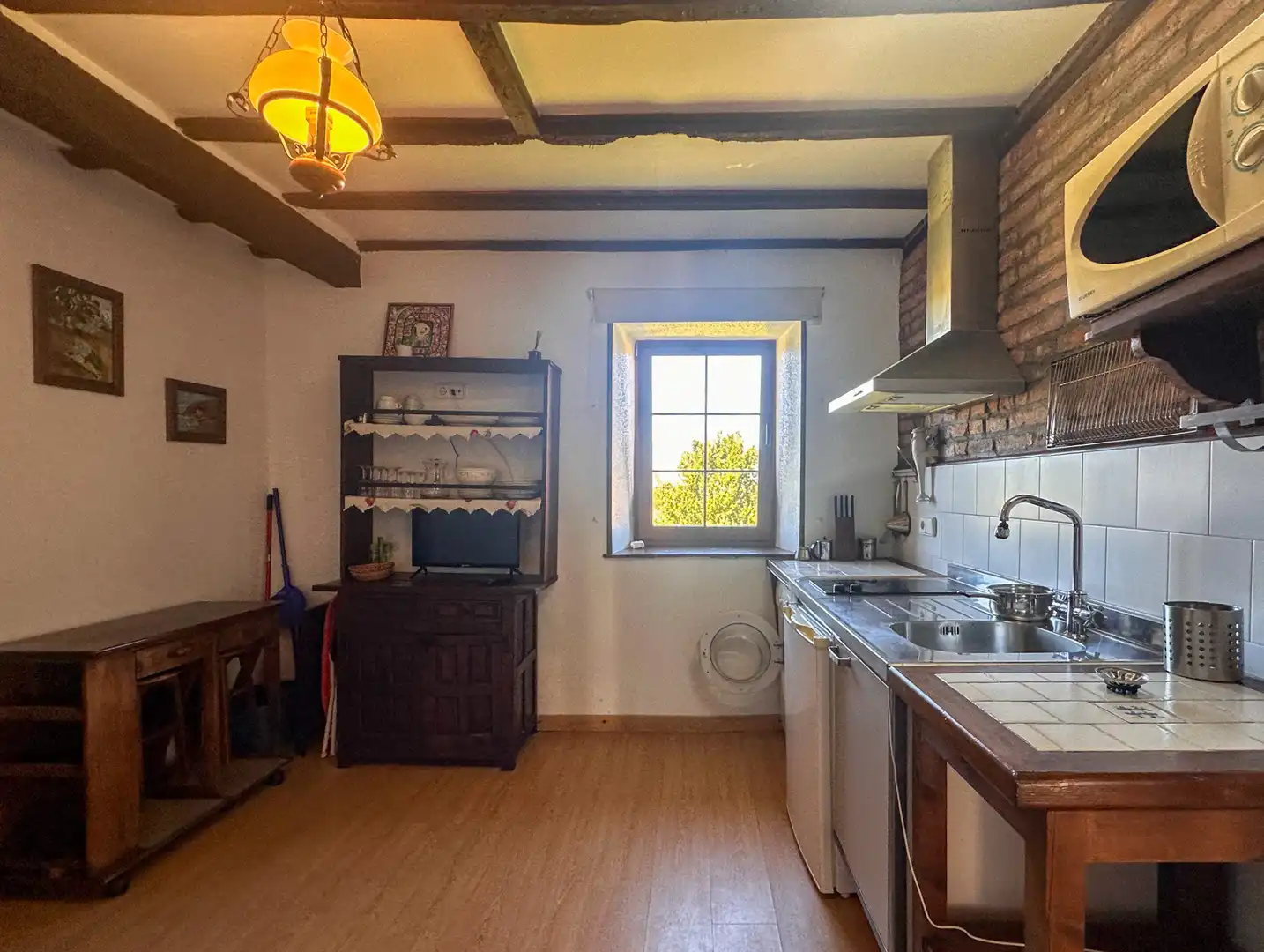 Cocina de Casa o chalet en venta en Alfoz de Lloredo con Calefacción, Jardín privado y Terraza