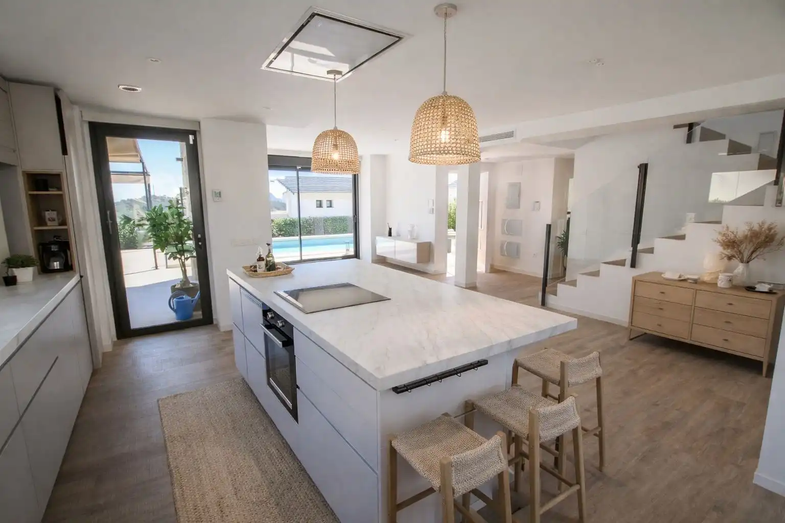 Cocina de Casa o chalet en venta en Polop con Aire acondicionado, Jardín privado y Terraza