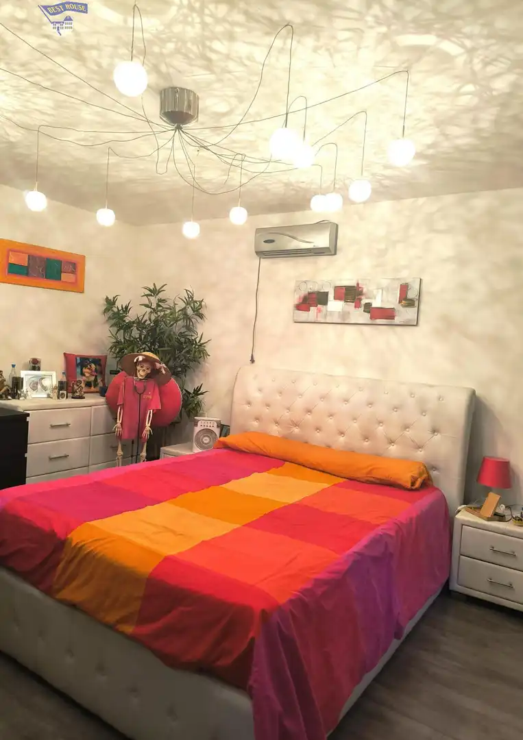 Schlafzimmer von Wohnung zum Verkauf in Badalona mit Klimaanlage, Heizung und Parkett