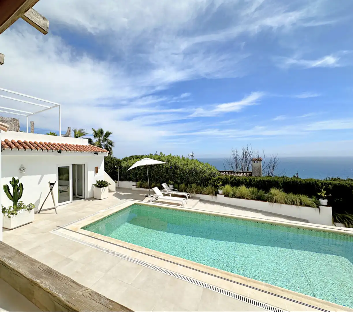 Piscina de Casa o xalet en venda en Estepona amb Aire condicionat, Jardí privat i Terrassa