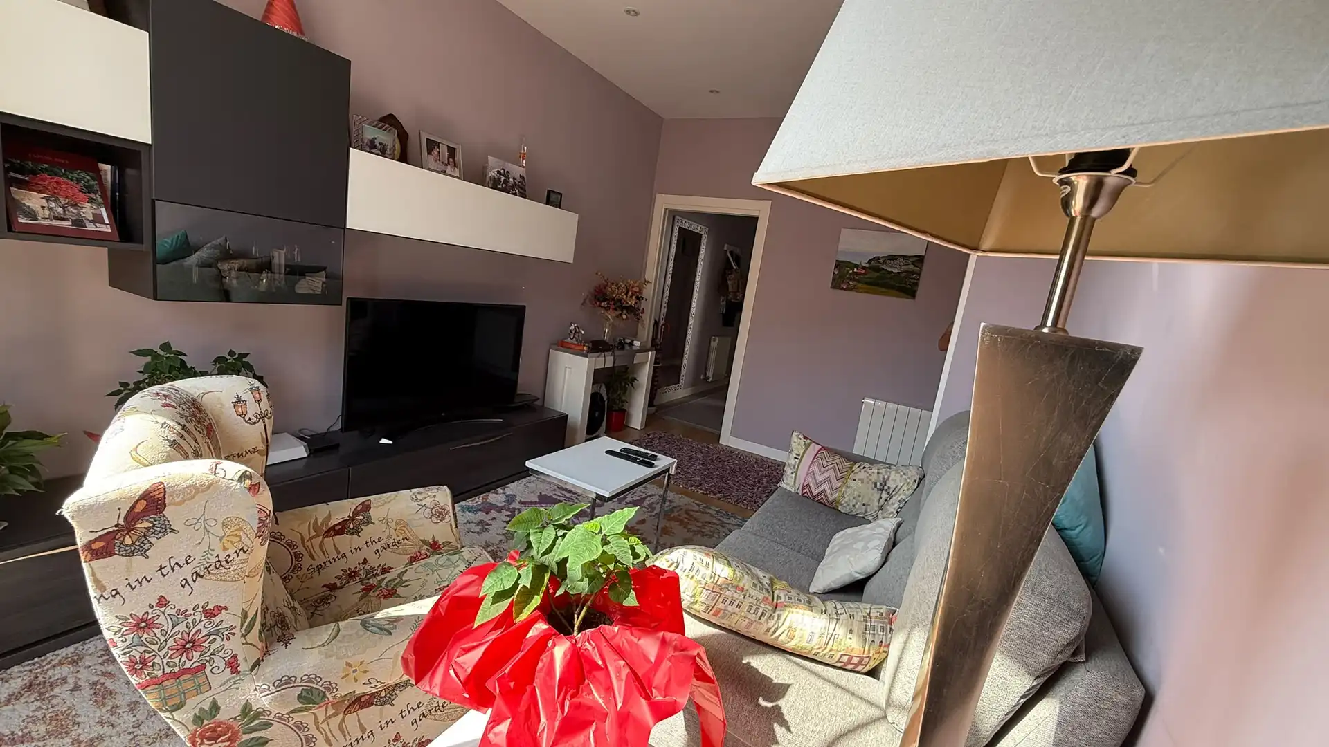 Sala de estar de Piso en venta en Bilbao  con Calefacción y Balcón