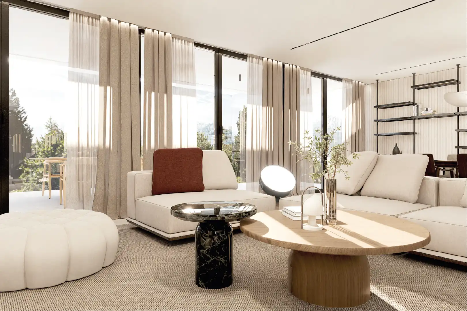 Sala d'estar de Casa o xalet en venda en Llinars del Vallès amb Aire condicionat, Jardí privat i Terrassa