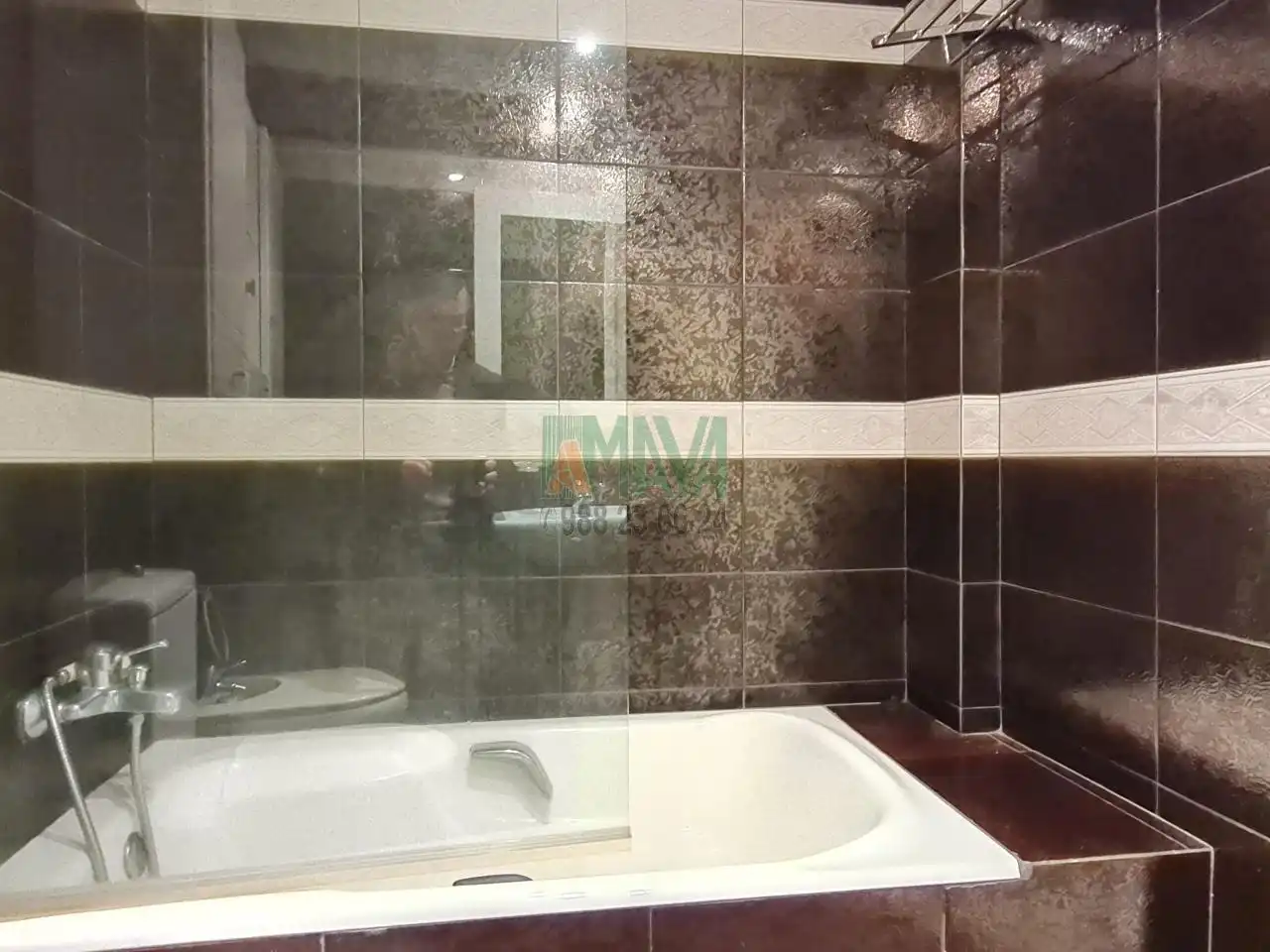 Baño de Apartamento de alquiler en Ourense Capital  con Calefacción y Amueblado