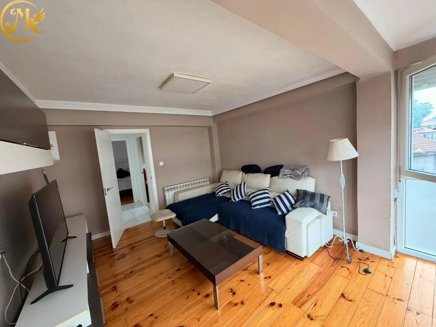 Wohnzimmer von Wohnung zur Miete in Santander mit Heizung und Möbliert