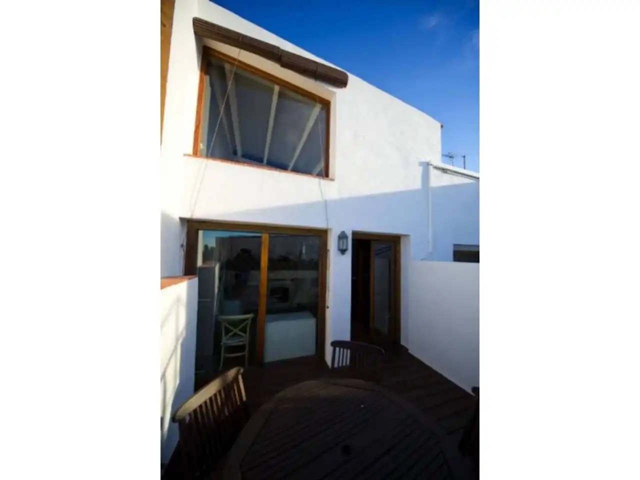 Terrasse von Dachboden zur Miete in San Rafael del Río mit Klimaanlage, Heizung und Parkett