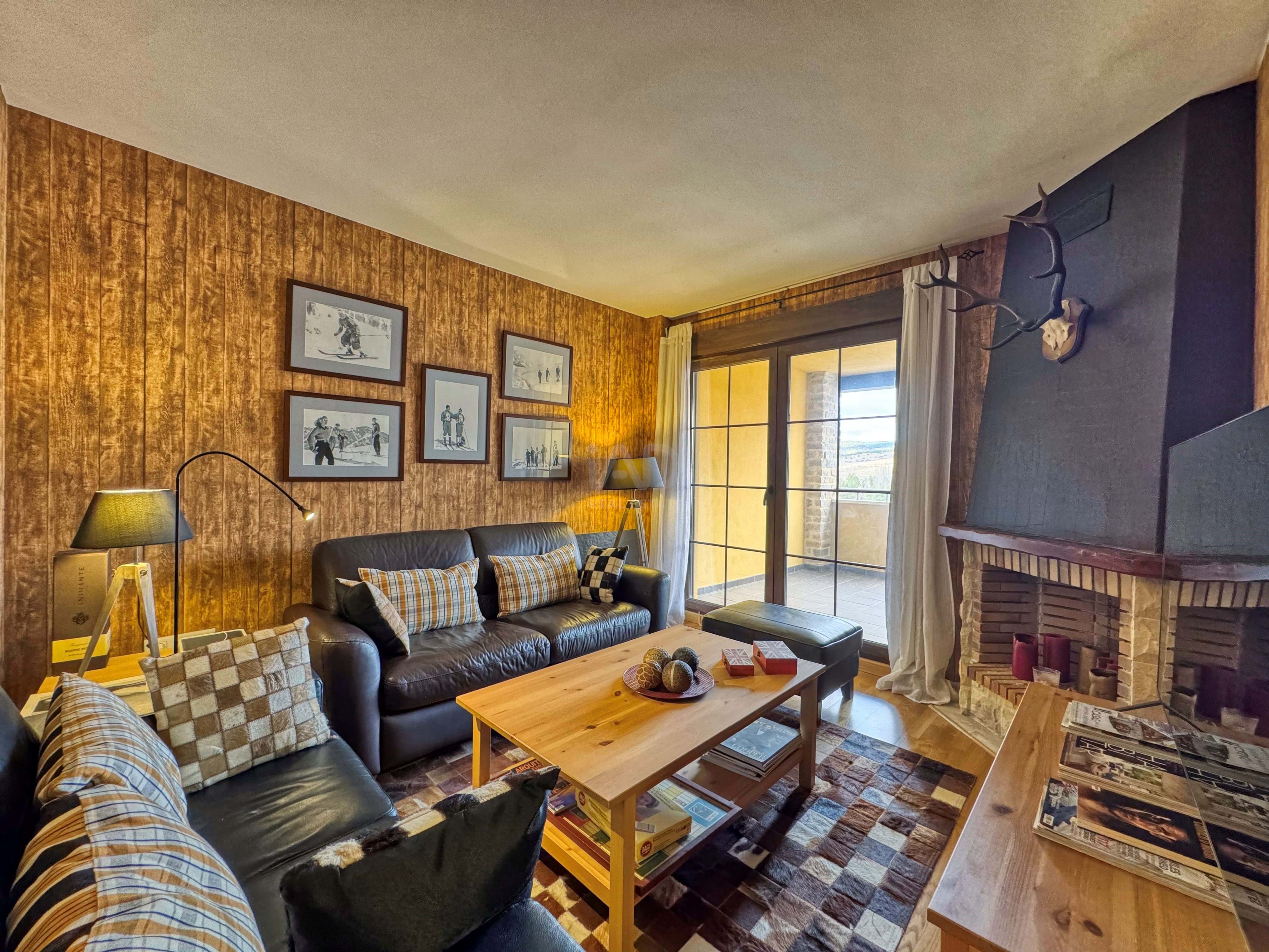 Living room of Duplex for sale in Alcalá de la Selva  with Heating and Terrace