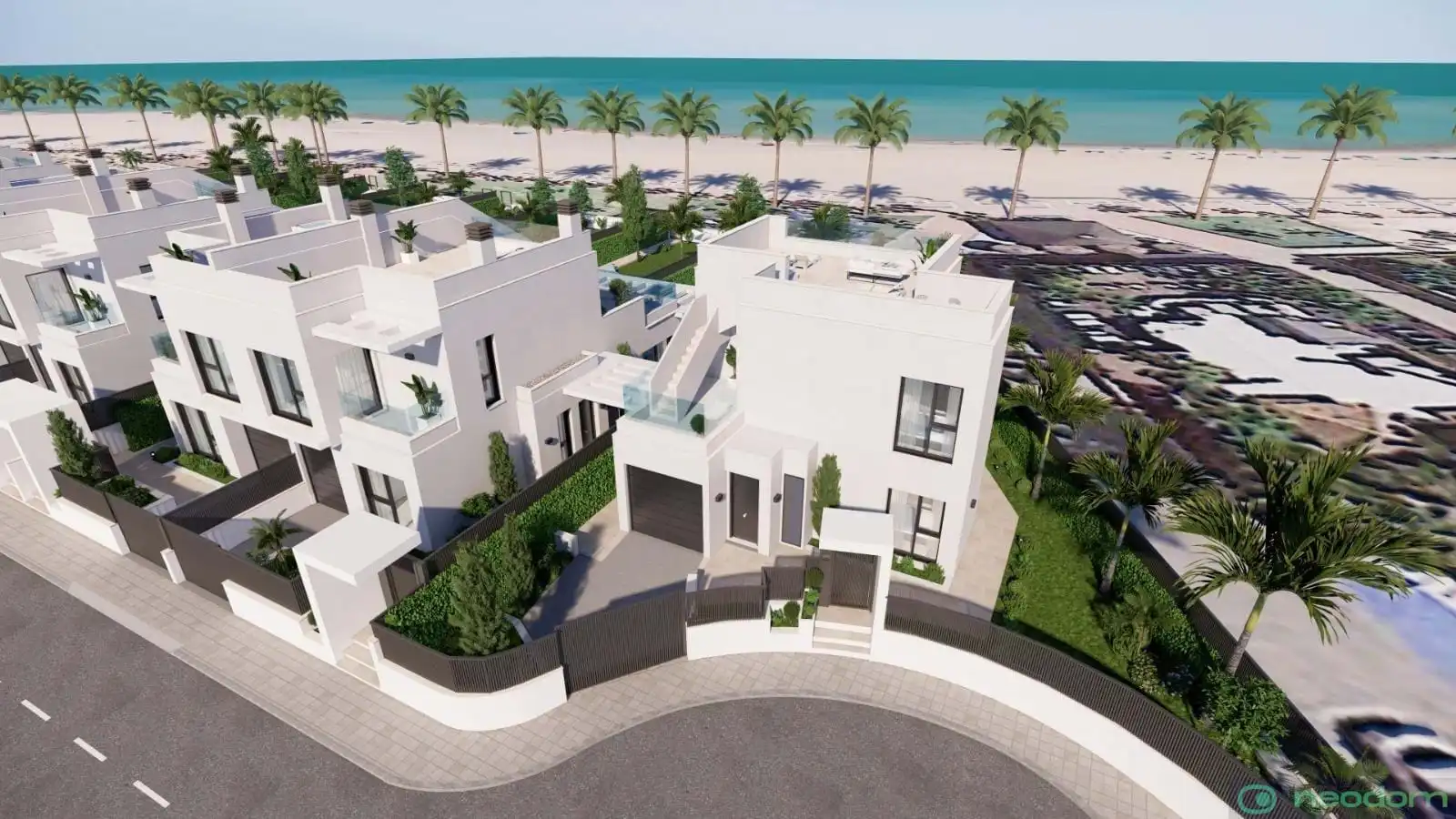 Vista exterior de Casa o chalet en venta en Los Alcázares con Terraza y Jacuzzi
