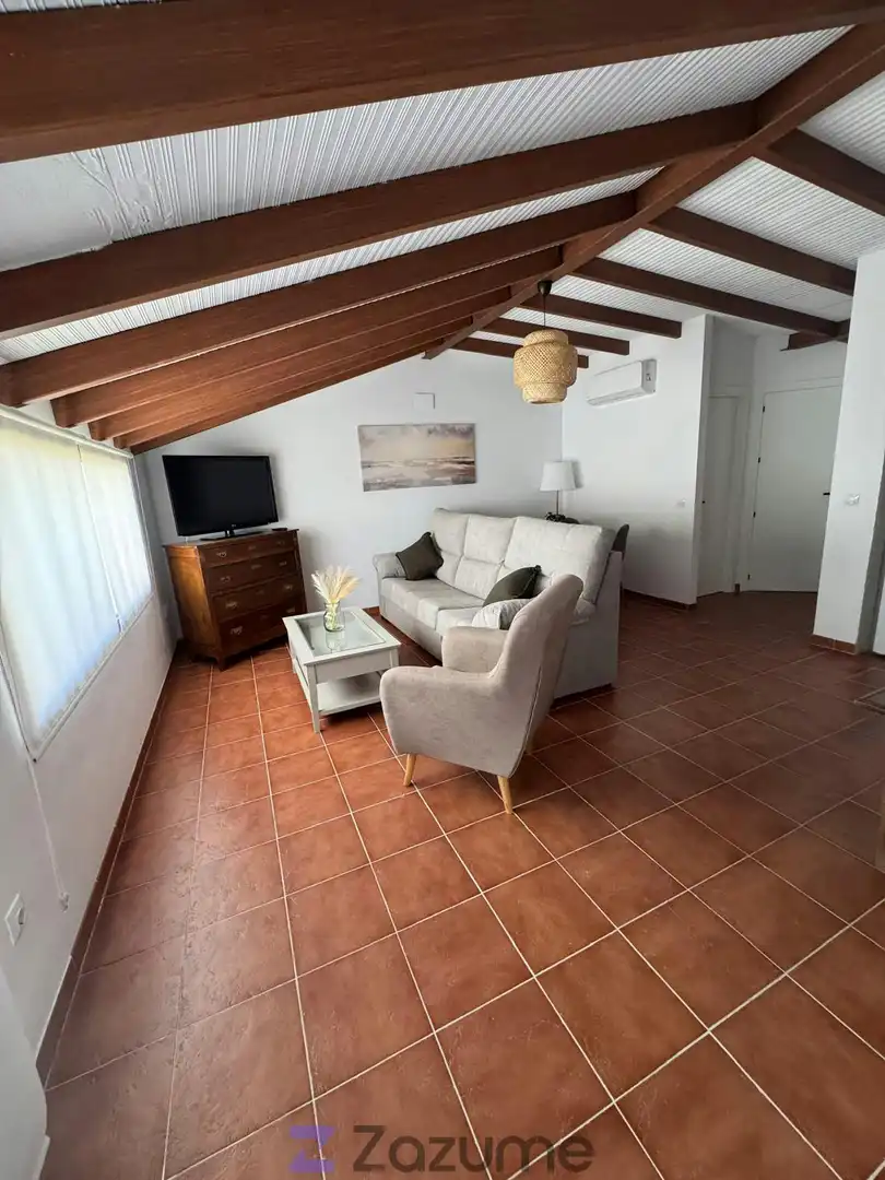 Sala de estar de Ático de alquiler en Ronda con Aire acondicionado, Terraza y Amueblado