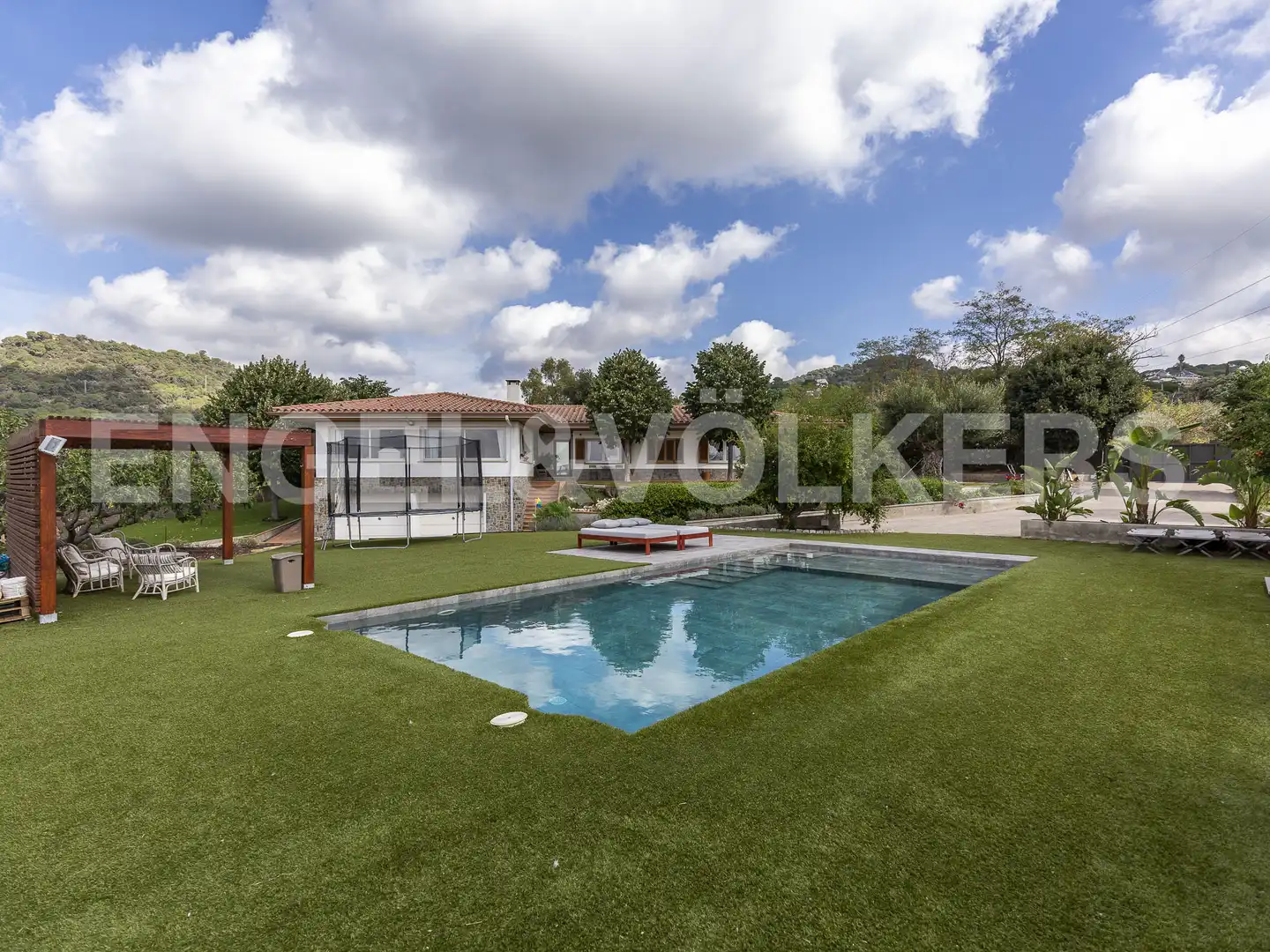 Swimming pool of Country homes for sale in Caldes de Montbui  with Air Conditioner, Heating and Private garden