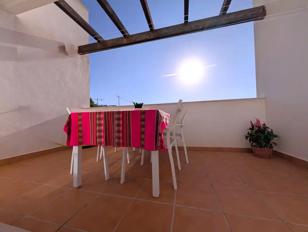 Terrassa de Apartament de lloguer en La Alcaidesa amb Aire condicionat, Calefacció i Jardí privat