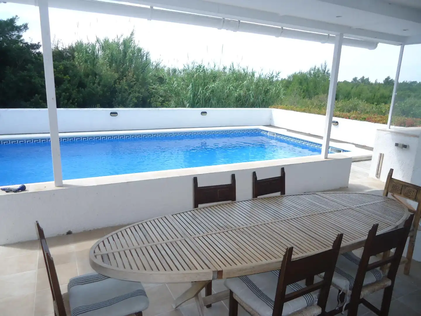 Schwimmbecken von Einfamilien-Reihenhaus zum Verkauf in L'Ametlla de Mar 