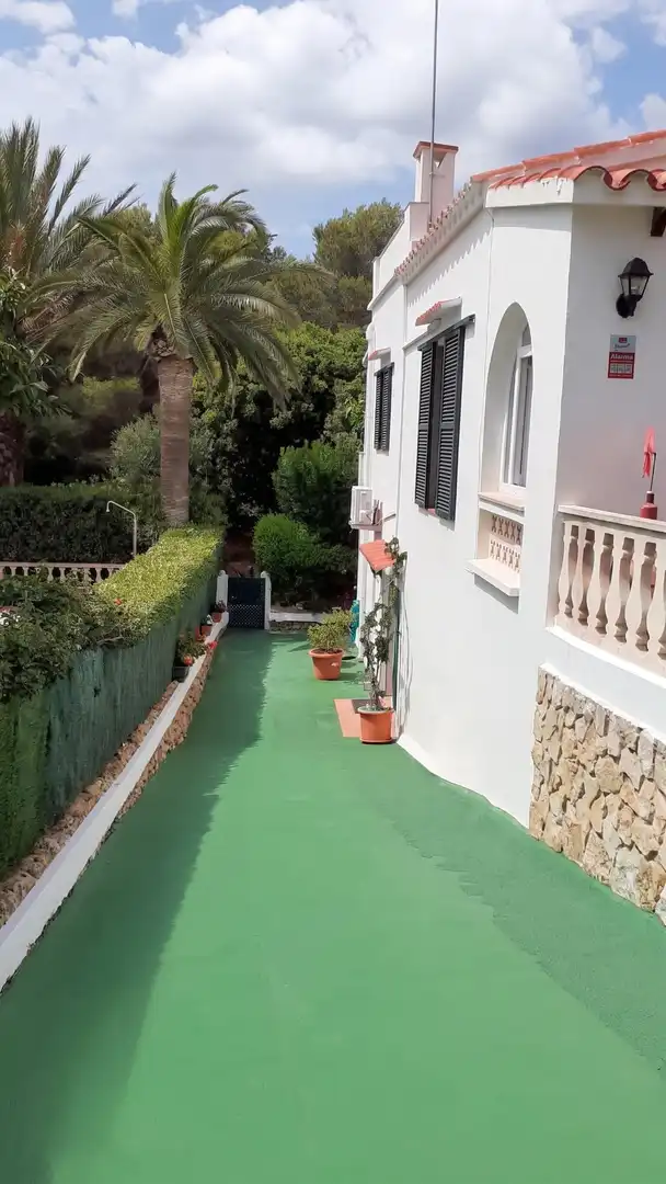 Terrassa de Casa o xalet en venda en Es Mercadal amb Aire condicionat, Jardí privat i Parquet