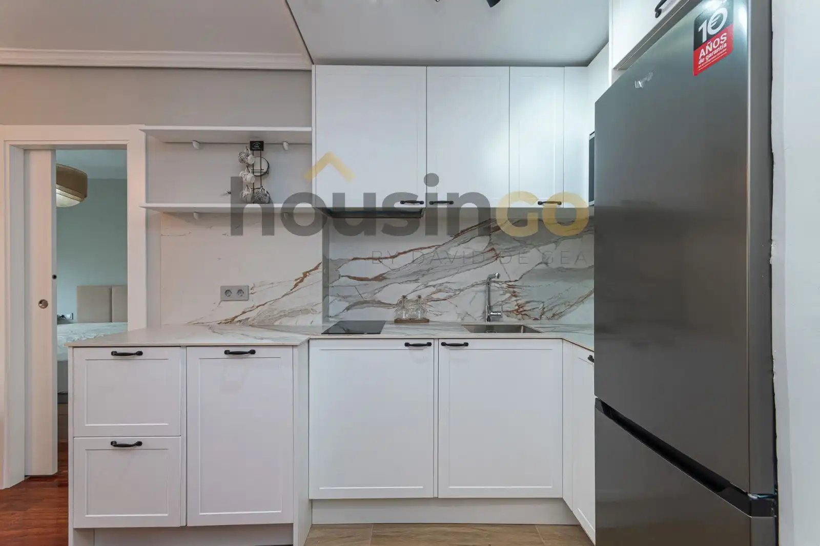 Kitchen of Flat for rent in Madrid  with Air Conditioner, Heating and Terrace