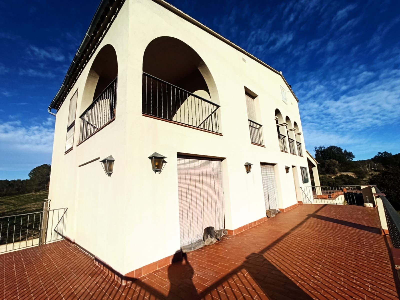 Vista exterior de Finca rústica en venda en Vilopriu amb Jardí privat, Terrassa i Moblat