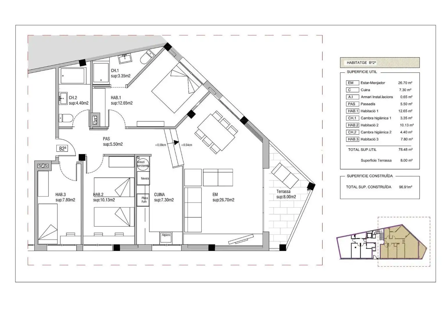 Planta baja en venta en Vilanova del Camí con Terraza