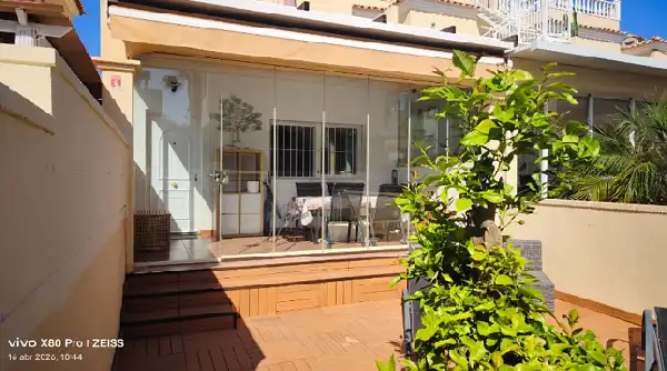 Terrasse von Maisonette zum Verkauf in Orihuela mit Klimaanlage, Schwimmbad und Balkon