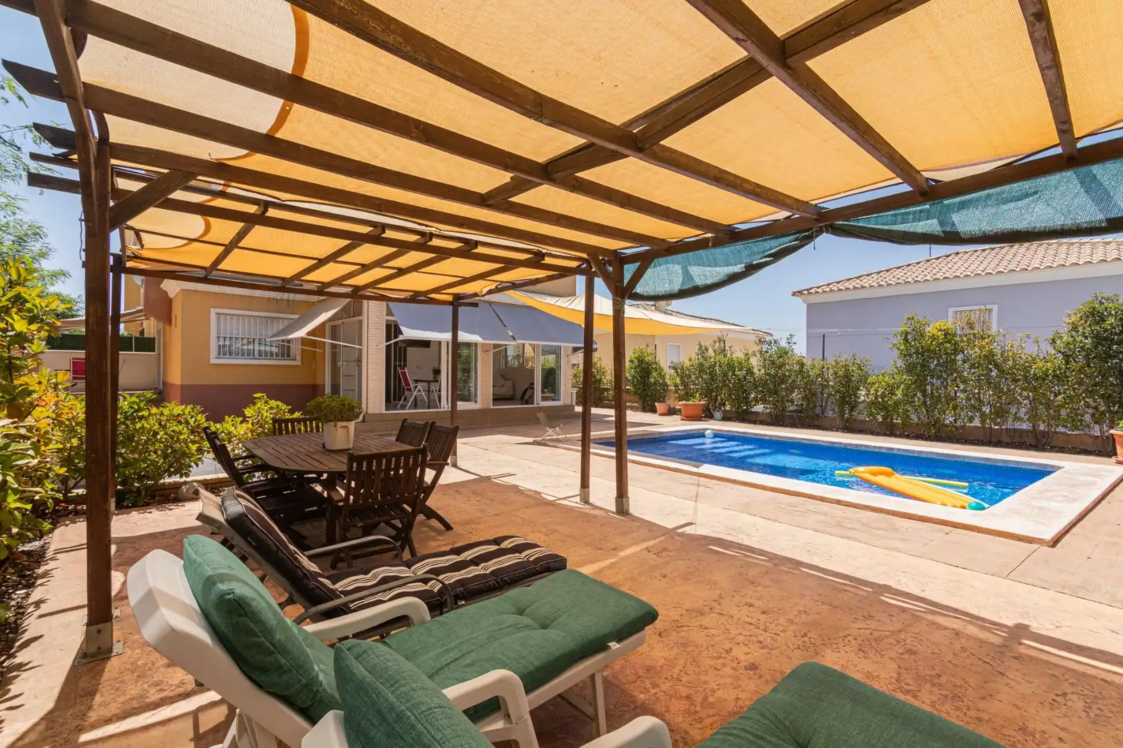 Terrassa de Casa o xalet en venda en Aspe amb Piscina