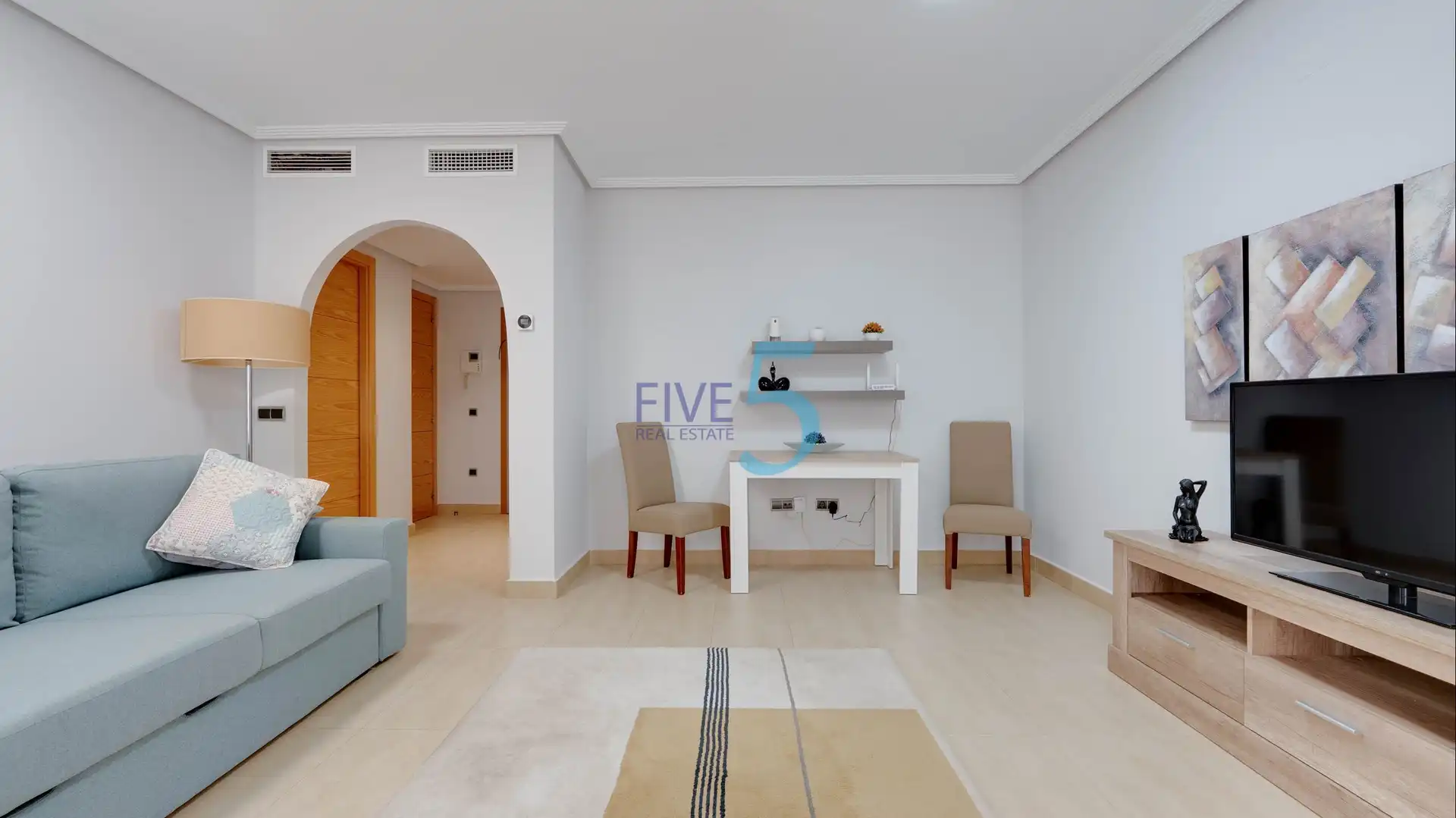 Living room of Flat for sale in Los Alcázares  with Air Conditioner, Heating and Terrace