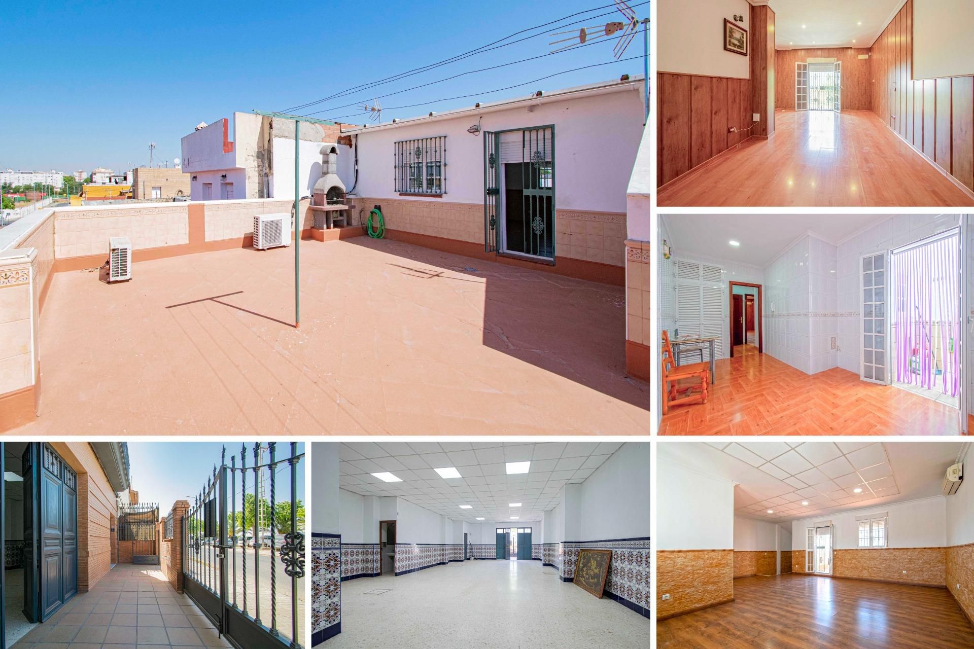 Vista exterior de Casa o xalet en venda en  Sevilla Capital amb Aire condicionat, Terrassa i Alarma