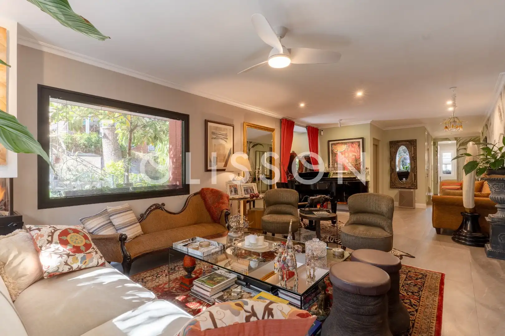 Sala de estar de Casa o chalet en venta en Madrid con Aire acondicionado, Calefacción y Jardín privado