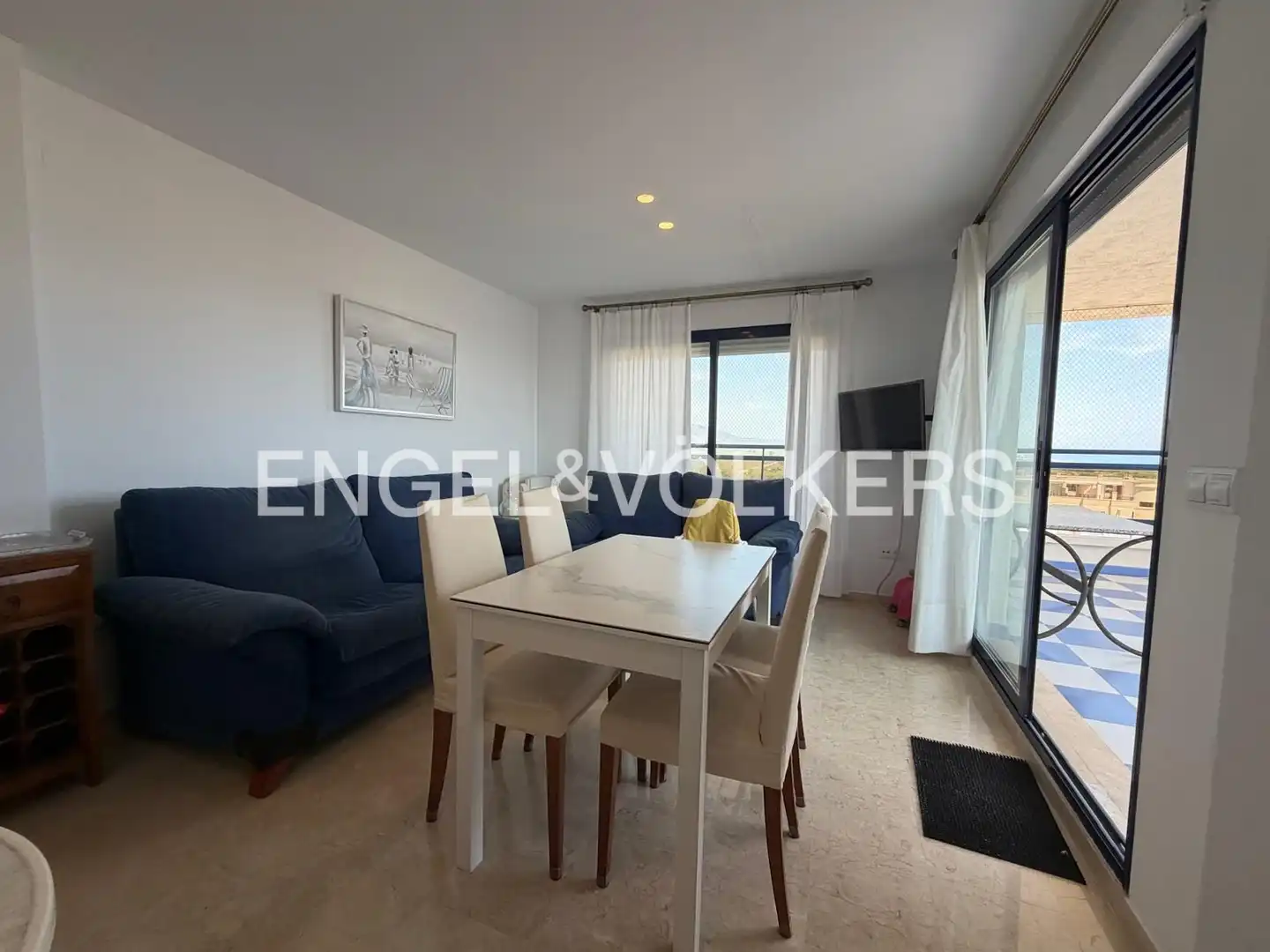 Dining room of Flat for rent in Gandia  with Air Conditioner, Heating and Terrace