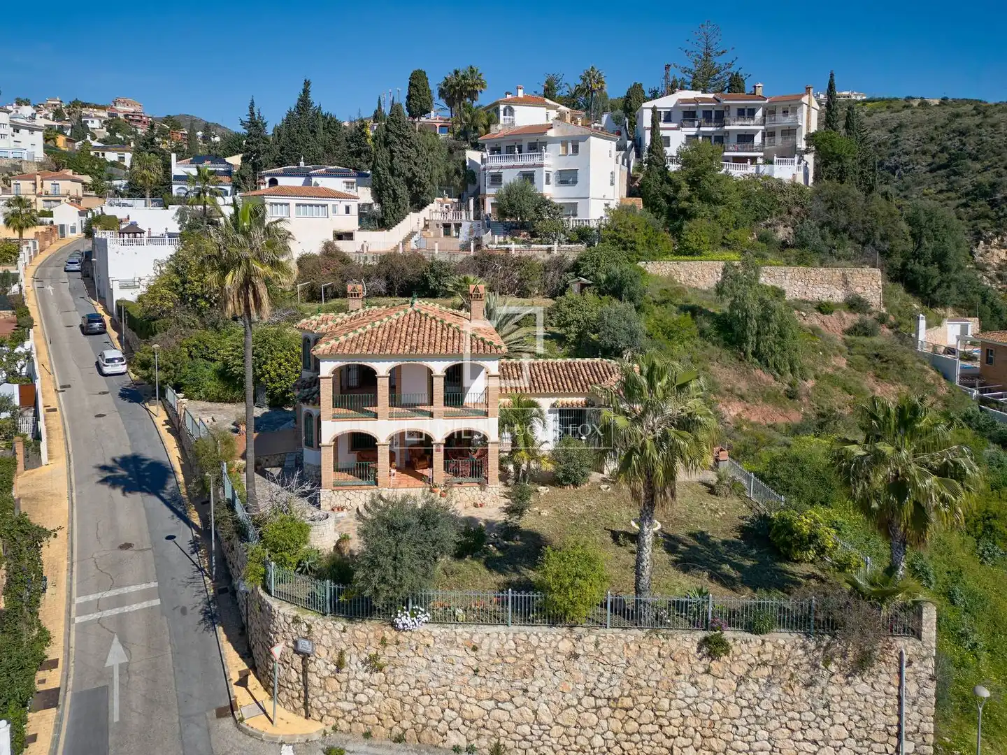 Vista exterior de Casa o chalet en venta en Rincón de la Victoria con Jardín privado, Terraza y Balcón