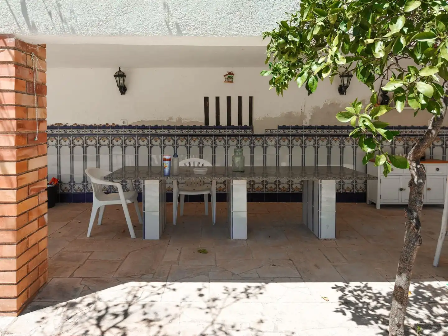 Terrassa de Casa adosada en venda en L'Ametlla de Mar  amb Aire condicionat, Calefacció i Jardí privat