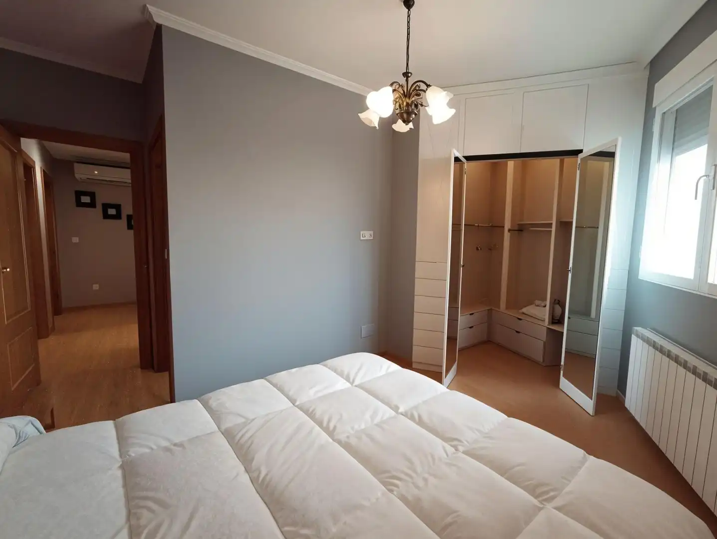 Bedroom of Flat for sale in La Roda  with Air Conditioner, Heating and Furnished