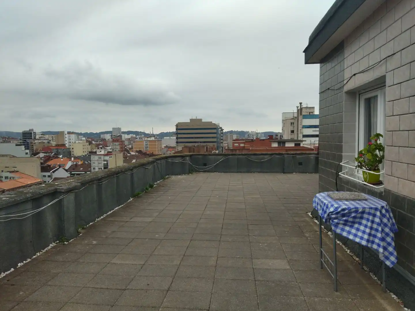 Terrace of Attic for rent in Gijón   with Heating, Terrace and Furnished