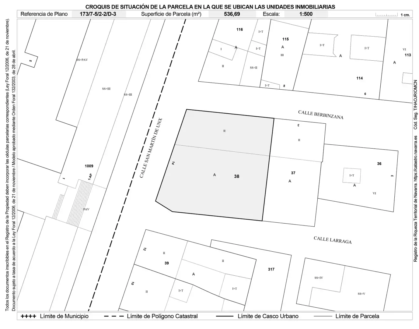 Rustikales Grundstück zum Verkauf in Tafalla - CALLE SAN MARTIN DE UNX 14. Tafalla, imagen 2