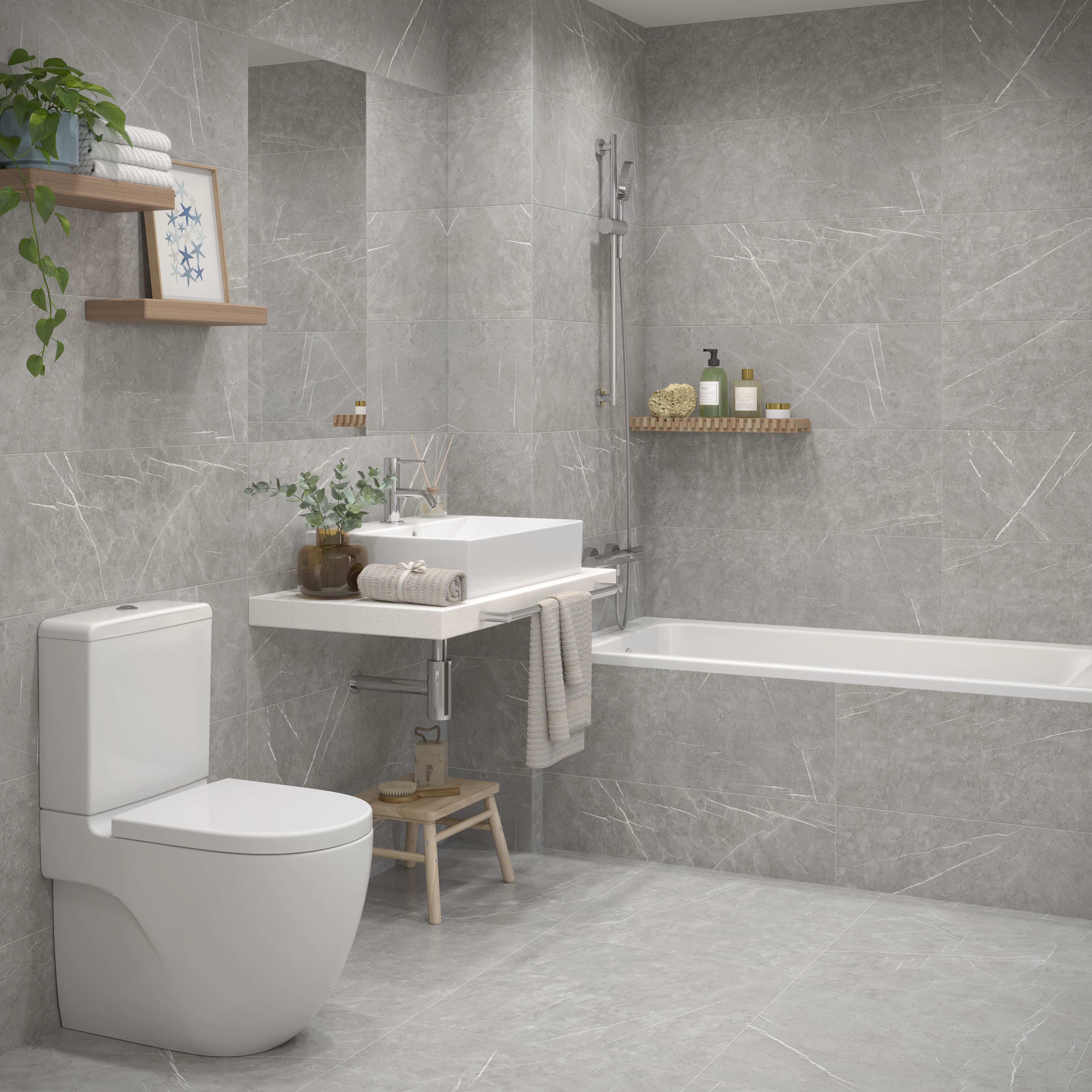Bathroom of Planta baja for sale in L'Hospitalet de Llobregat  with Air Conditioner, Heating and Parquet flooring