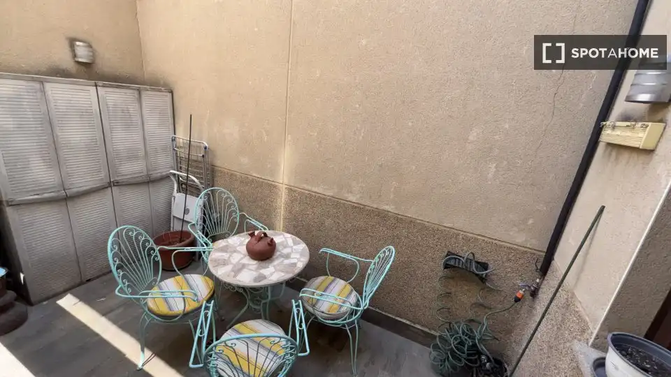 Terrace of Flat for rent in Madrid  with Air Conditioner, Heating and Furnished