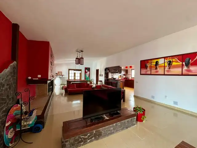 Sala de estar de Casa o chalet en venta en Antigua con Jardín privado, Terraza y Piscina