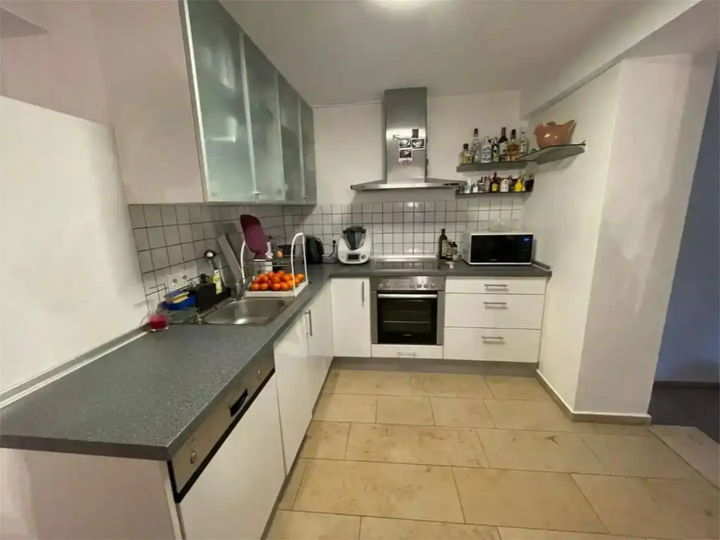 Cocina de Apartamento de alquiler en El Pla del Real
