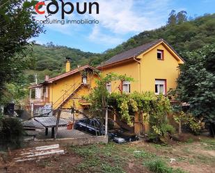 Vista exterior de Casa o xalet en venda en Langreo amb Terrassa