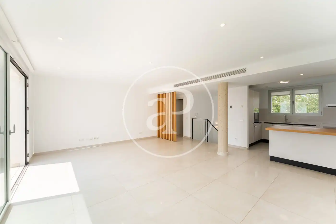 Sala de estar de Casa adosada en venta en  Palma de Mallorca con Aire acondicionado, Calefacción y Jardín privado