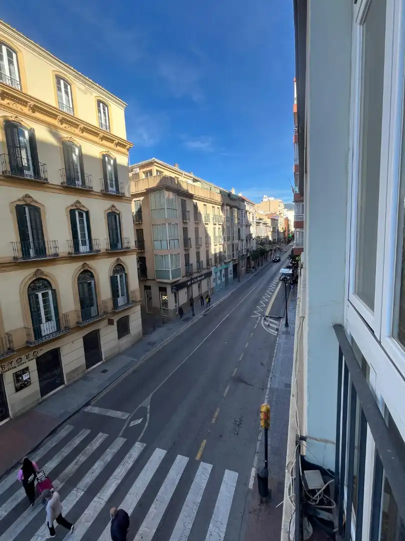 Vista exterior de Pis en venda en Málaga amb Aire condicionat