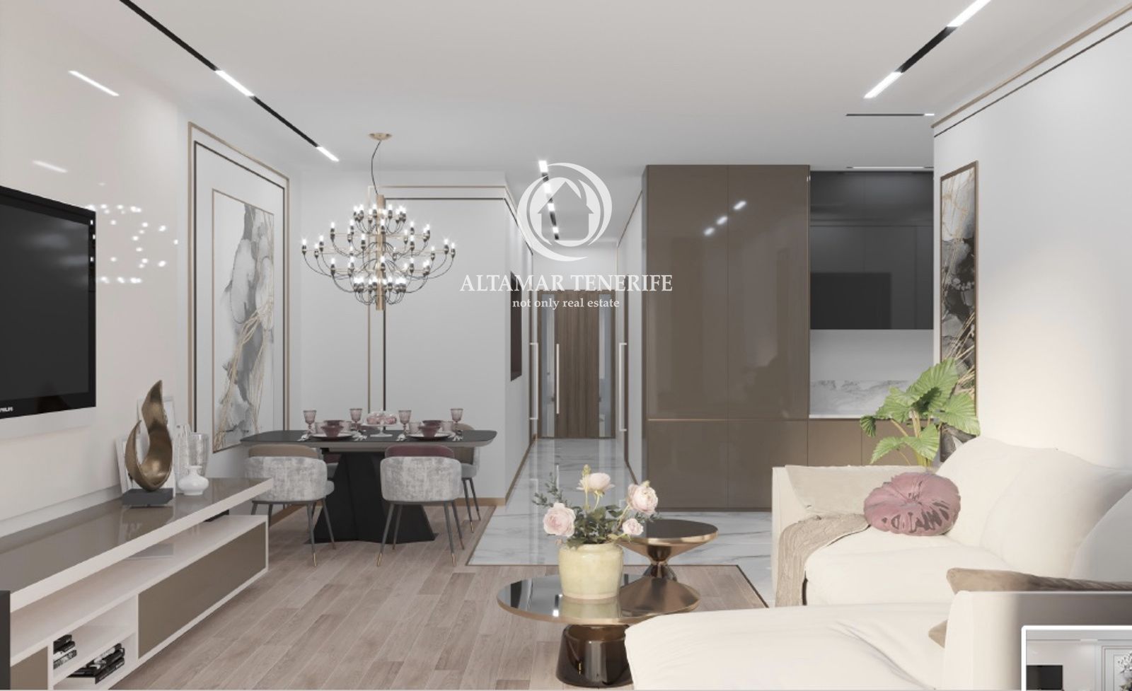Living room of Apartment for sale in Arona  with Terrace, Storage room and Furnished