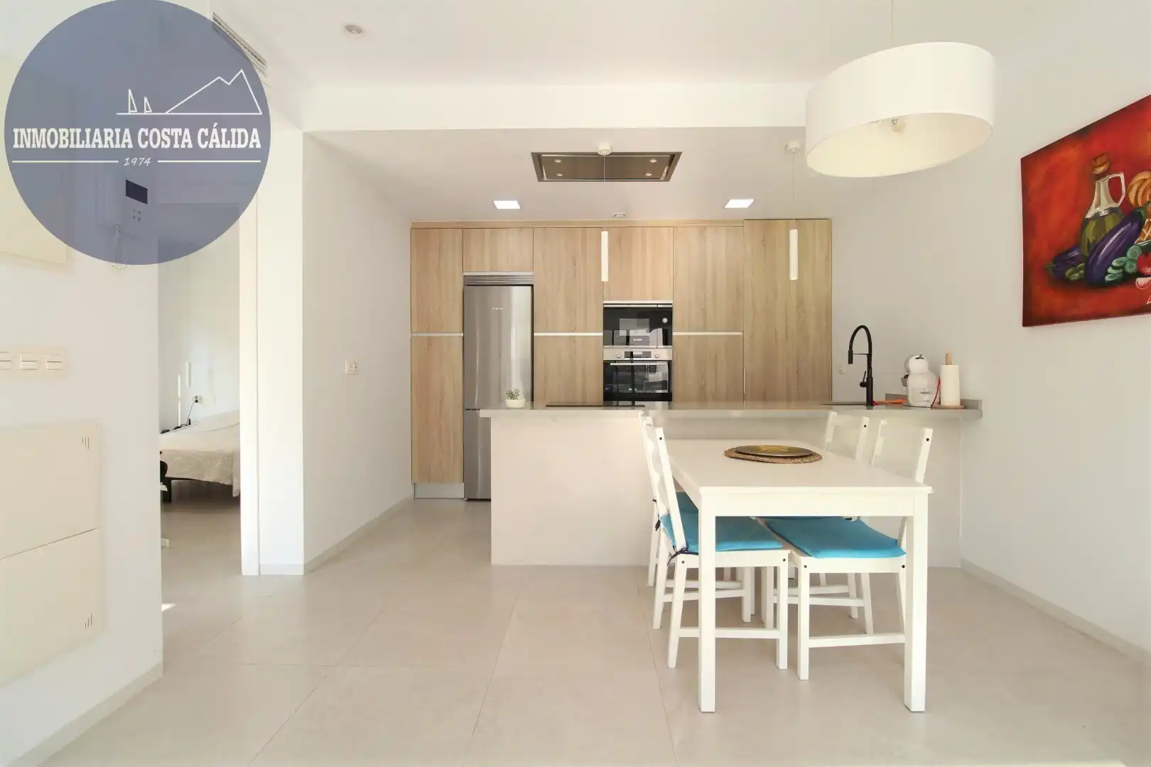 Cocina de Casa adosada en venta en Águilas con Aire acondicionado, Calefacción y Jardín privado