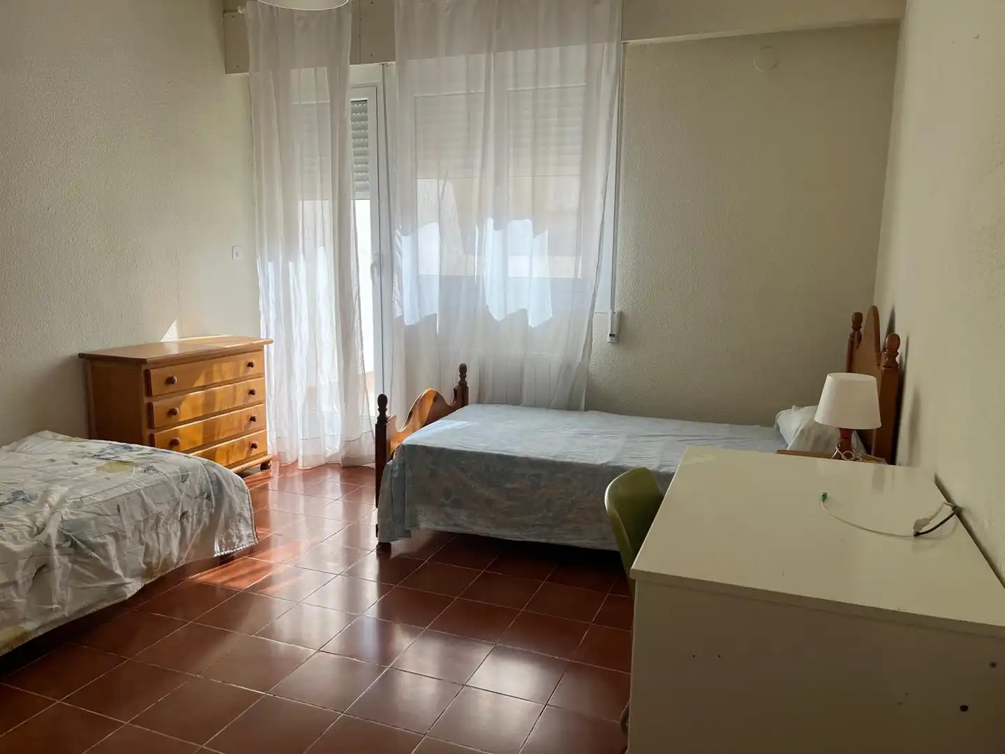 Bedroom of Flat for rent in Almansa  with Heating, Terrace and Furnished