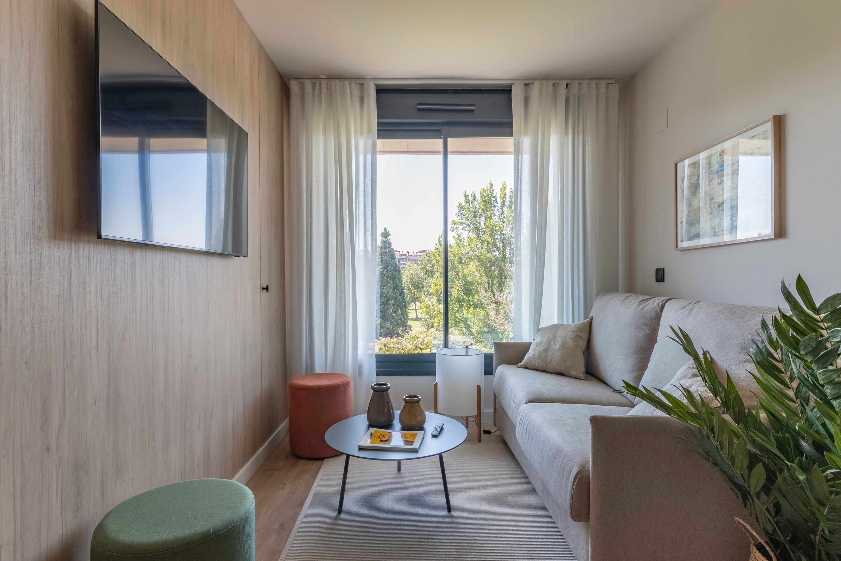 Bedroom of Apartment to rent in  Pamplona / Iruña  with Air Conditioner, Heating and Parquet flooring