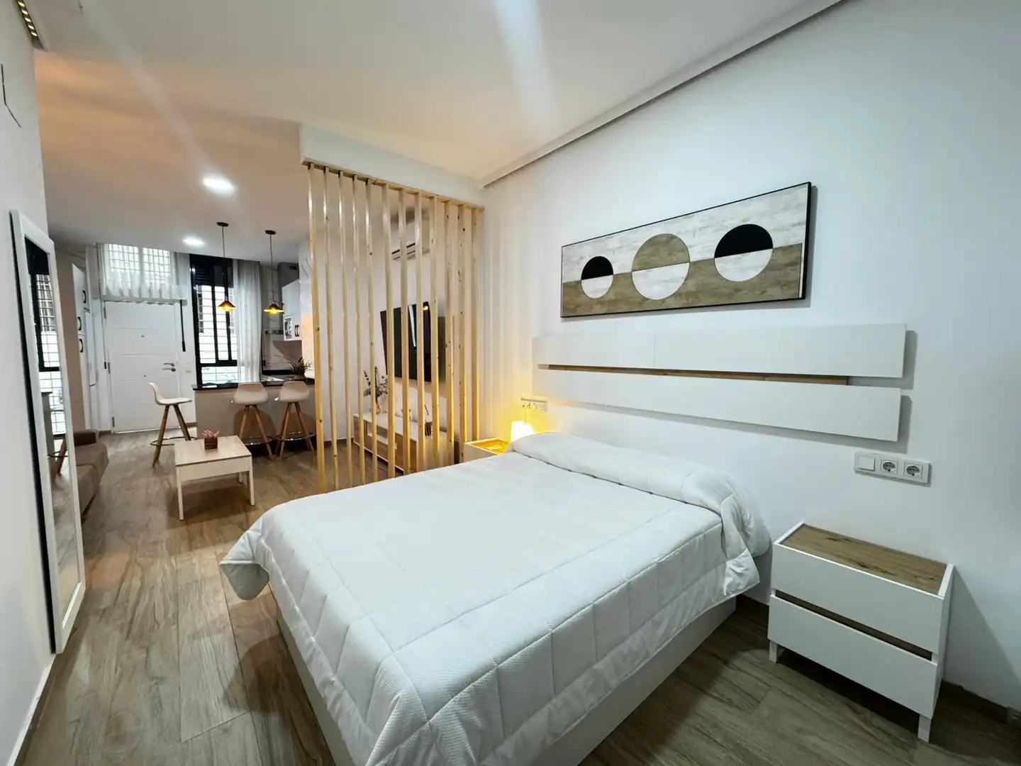 Bedroom of Flat for rent in Córdoba  with Air Conditioner, Heating and Furnished