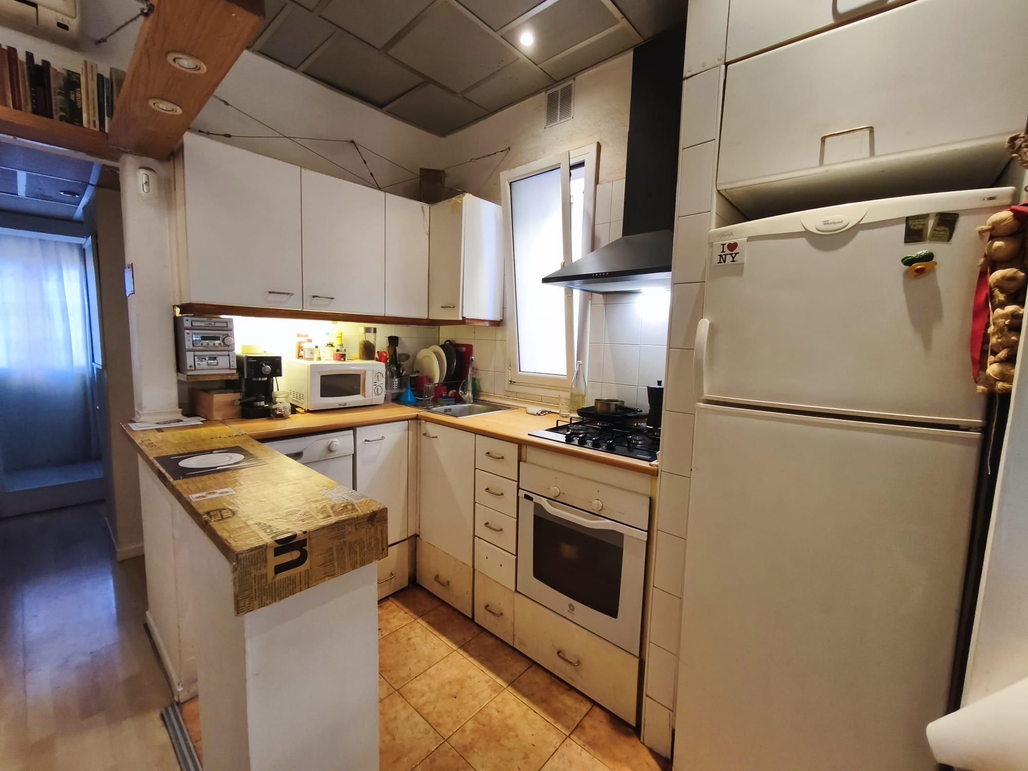 Kitchen of Flat for sale in  Barcelona Capital  with Heating and Balcony