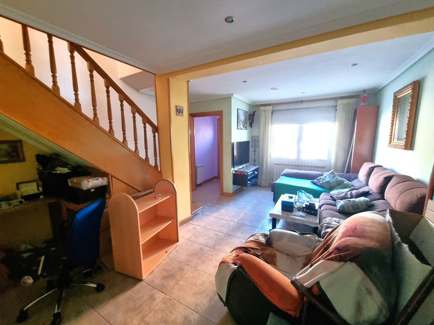 Living room of Single-family semi-detached for sale in Burgos Capital  with Heating and Parquet flooring