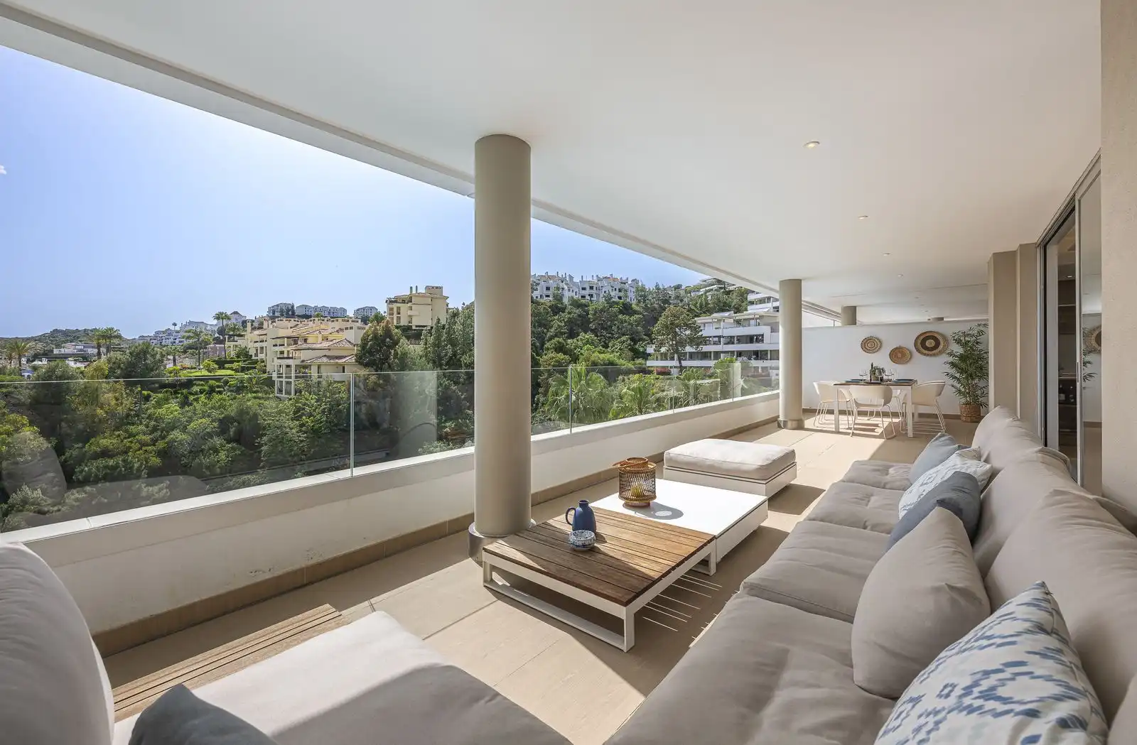 Terraza de Dúplex en venta en Benahavís con Aire acondicionado, Terraza y Trastero