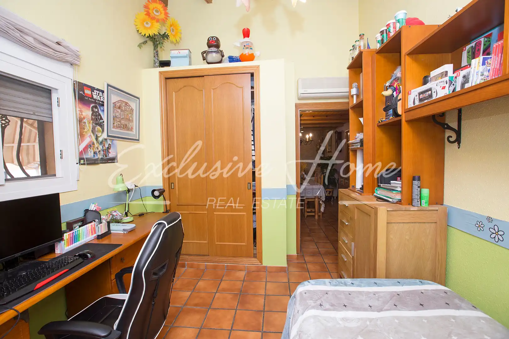 Schlafzimmer von Haus oder Chalet zum Verkauf in Peñíscola / Peníscola mit Klimaanlage, Heizung und Privatgarten