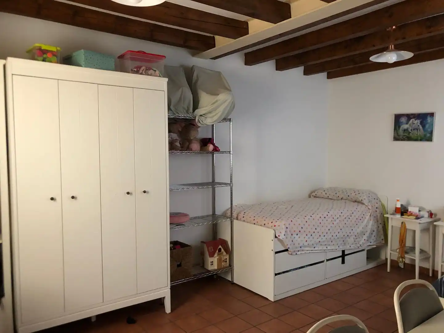 Schlafzimmer von Maisonette zur Miete in Olot mit Heizung und Terrasse