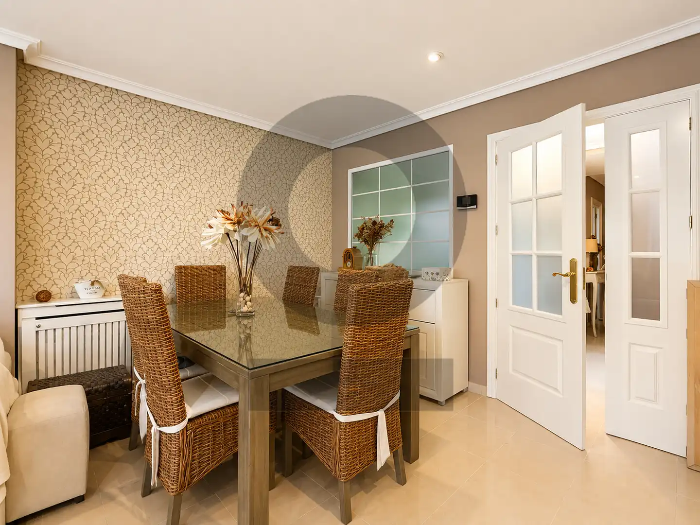 Dining room of Houses for sale in Pozuelo de Alarcón  with Air Conditioner, Heating and Private garden